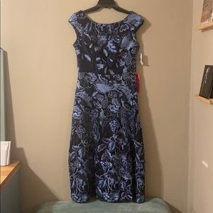Navy Lace Dress NWT